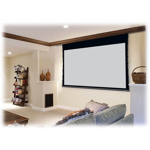 Pantalla de Pared Fija 130" (16:10), Medida: 1753mm x 2794mm, Color Gris, Tiburon